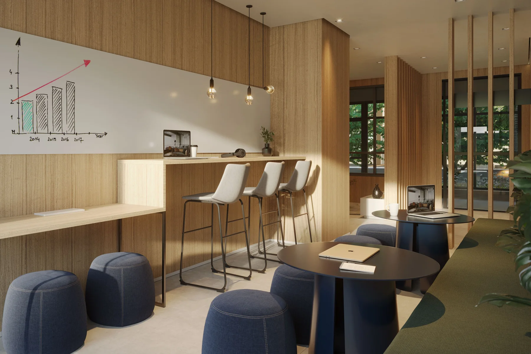 Today Alto da Boa Vista — Perspectiva artística do Coworking