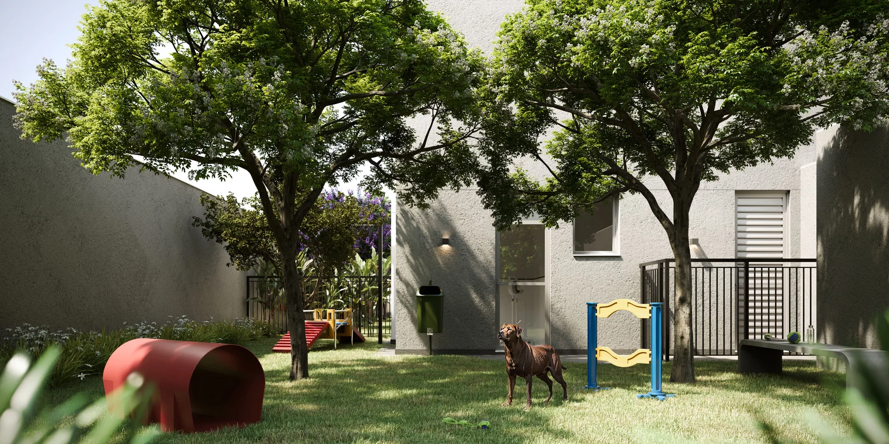 Today Alto da Boa Vista — Perspectiva artística do Pet Place